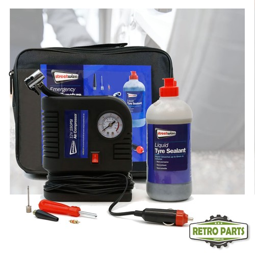 Emergency flat tyre repair kit - tyre,